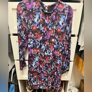 Floral Dress with Tie Waist